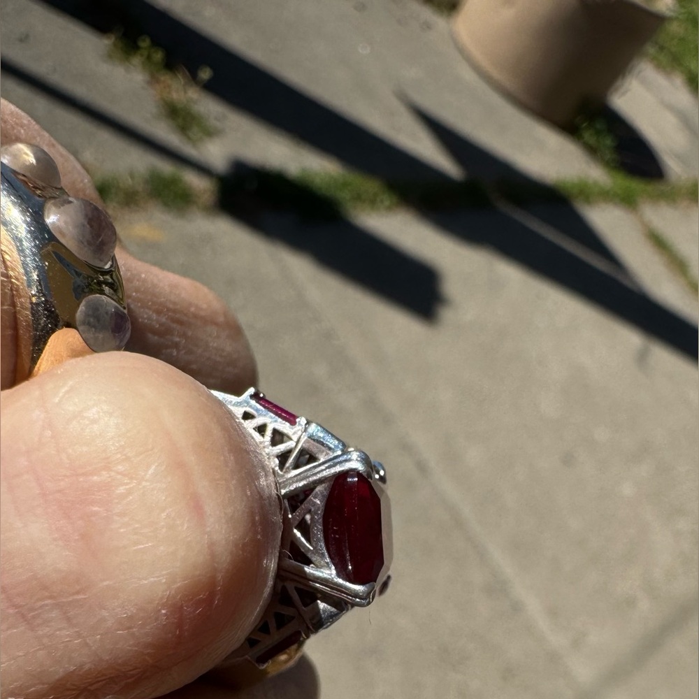 Sterling Ruby Ring - image 4